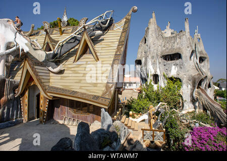 Dalat`s Crazy House Hang Nga guesthouse Stock Photo